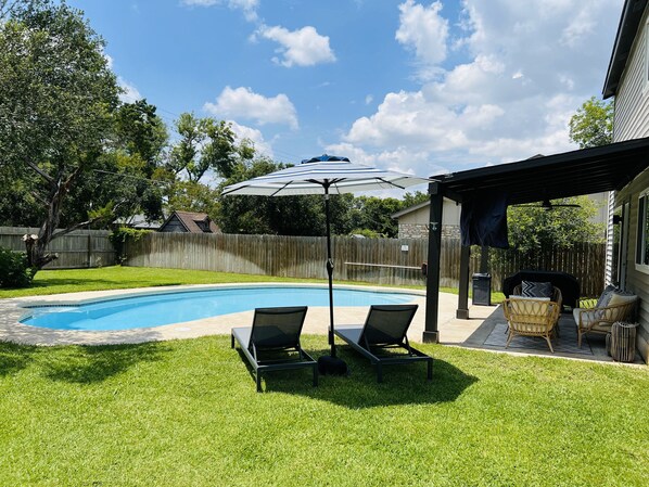 Alberca al aire libre 