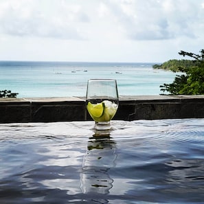 Blick von der Unterkunft