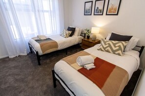 2 bedrooms, iron/ironing board, free WiFi, bed sheets