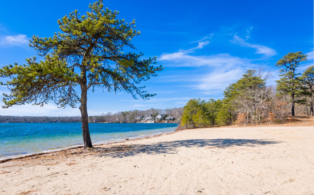 Crisp and clean home located in private beach Association on Johns Pond