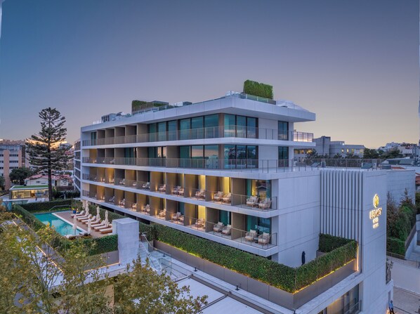 Façade de l’hébergement