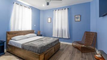 2 bedrooms, bed sheets