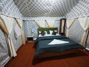 Blackout curtains, bed sheets