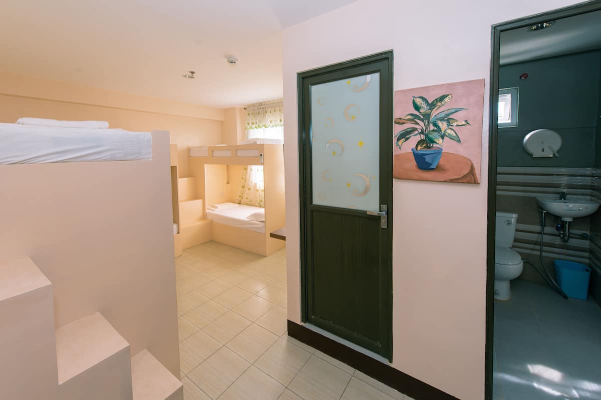 Hypo-allergenic bedding, blackout curtains, soundproofing, free WiFi