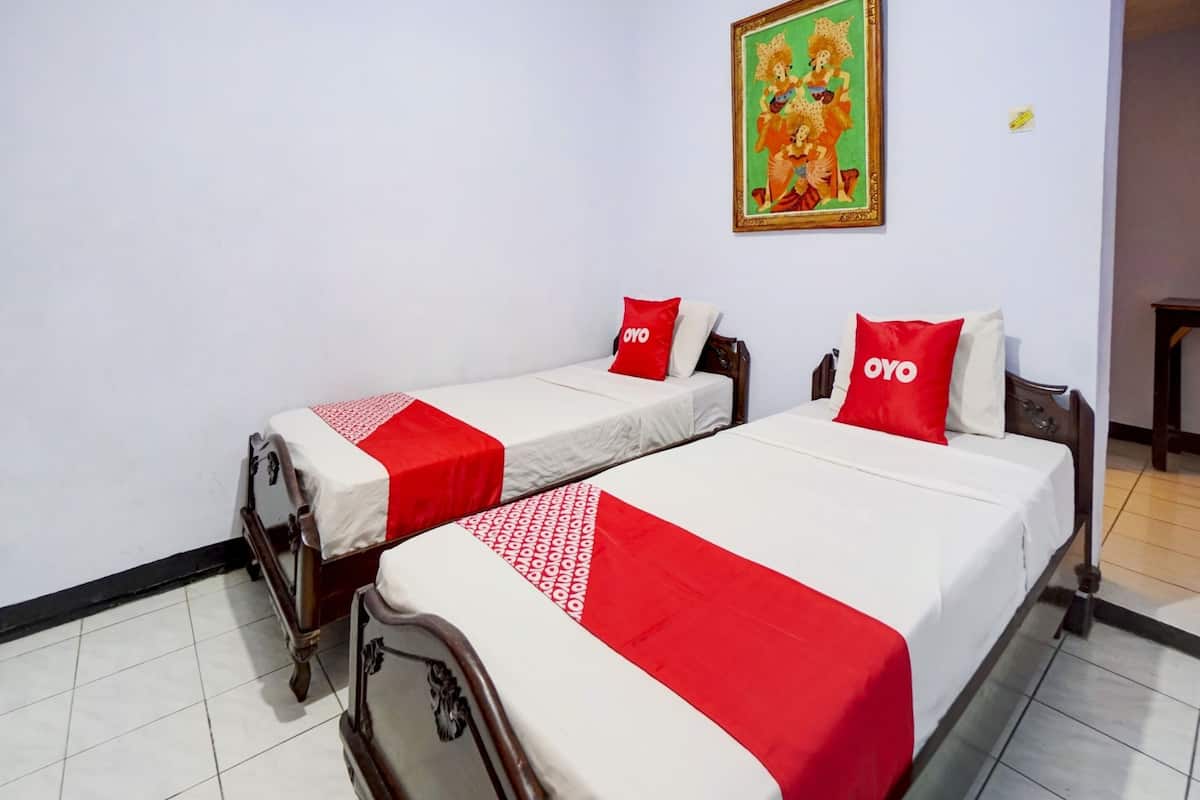 Habitación Deluxe con 2 camas individuales | 1 habitación, wifi gratis y ropa de cama