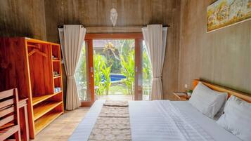 Standard Double Room, 1 Double Bed, Non Smoking, Pool View | Desk, free WiFi, bed sheets