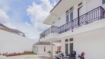 Majoituspaikan julkisivu