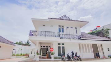 Majoituspaikan julkisivu