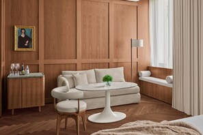 Premier Room, 1 King Bed | Premium bedding, minibar, in-room safe, individually decorated - The Rome EDITION (Rome)