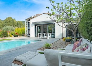 Alberca al aire libre 