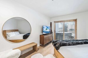 1 bedroom, iron/ironing board