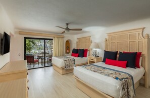 Signature Studio Suite, 1 Queen Bed with Sofa bed, Balcony, Pool View | Living area | 43-inch flat-screen TV with satellite channels, TV - Cabo San Lucas Marina Condos (Cabo San Lucas)