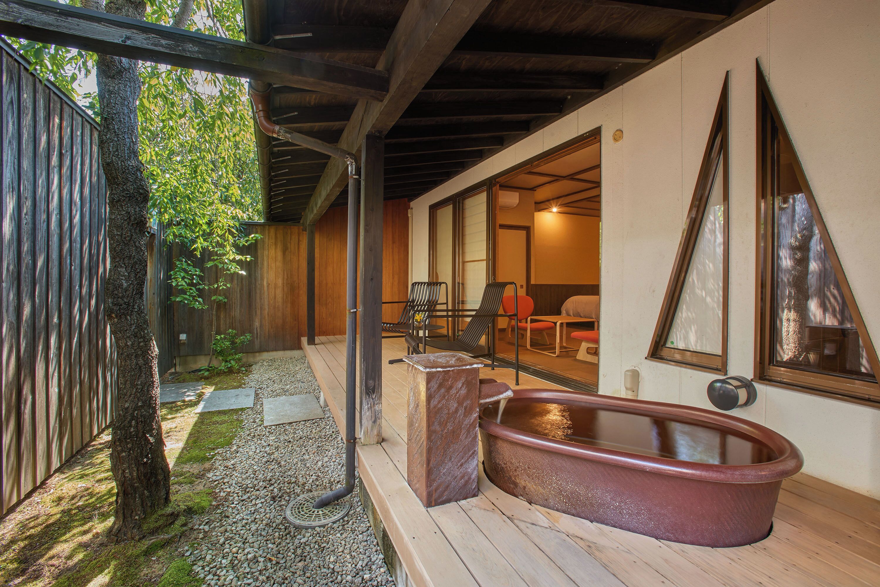 Villa OTOAN-Suite D with Open-Air Bath, Non-Smoking | Bathroom | Free toiletries, hair dryer, slippers, electronic bidet