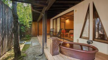 Villa OTOAN-Suite D with Open-Air Bath, Non-Smoking | Bathroom | Free toiletries, hair dryer, slippers, electronic bidet