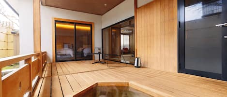 Villa OTOAN-Premier Suite F with Open-Air Bath, Non-Smoking | Bathroom | Free toiletries, hair dryer, slippers, electronic bidet