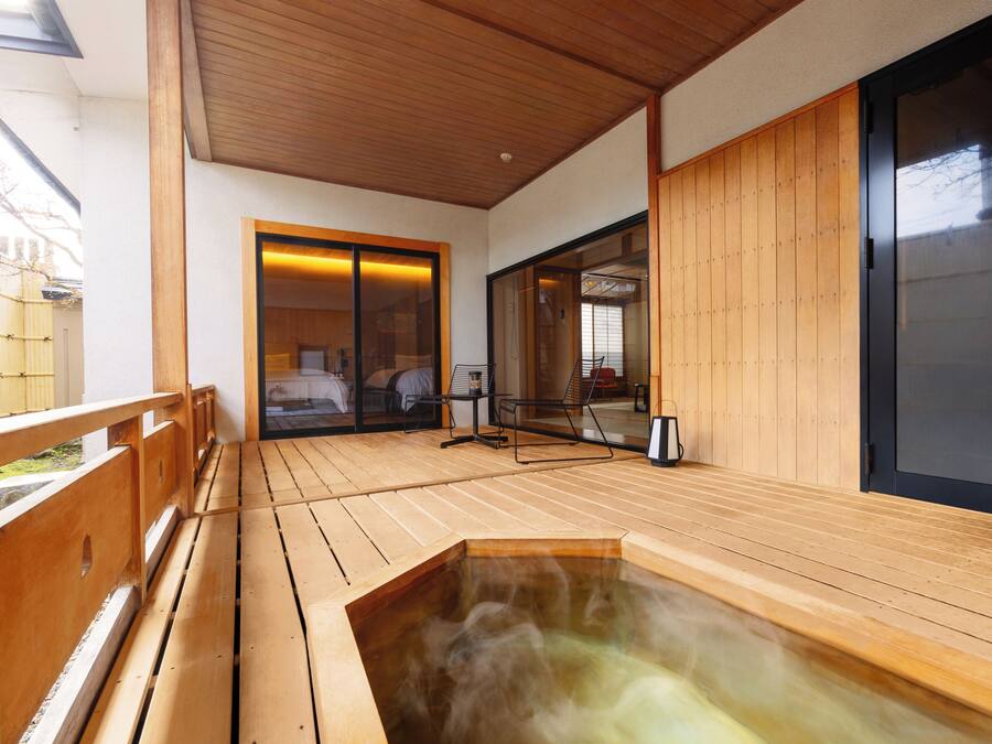 Villa OTOAN-Premier Suite F with Open-Air Bath, Non-Smoking | Bathroom | Free toiletries, hair dryer, slippers, electronic bidet