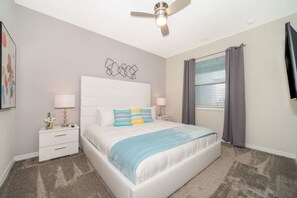 2 bedrooms, iron/ironing board, travel crib, WiFi