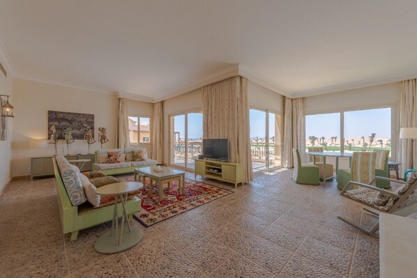 Luxury-Apartment | 2 Schlafzimmer, Bettwäsche aus ägyptischer Baumwolle