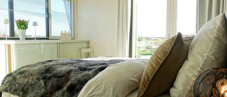 2 makuuhuonetta, vauvan matkasänky, ilmainen Wi-Fi, vuodevaatteet