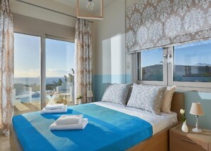 2 bedrooms, in-room safe, iron/ironing board, travel cot