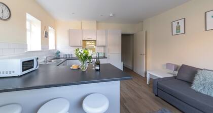 HEREFORD CITY CENTRE – Apartment 4: Modern 1-Bed in City Centre, Sleeps 4