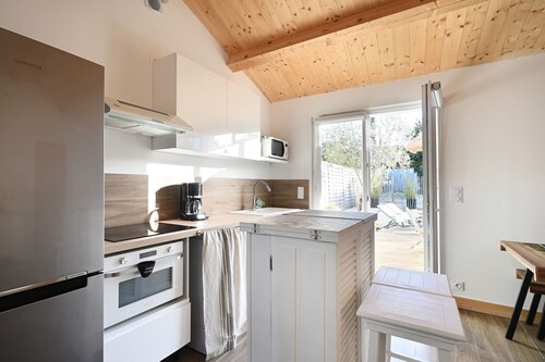 Maison de vacance Plein sud à 150 m de la plage, classé 3 étoiles.