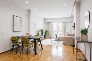 Living area - Remarkable 2BR Apartment in Paleo Faliro (Palaio Faliro)