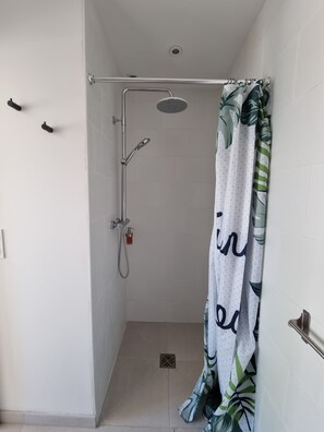 Secadora de cabello, jabón, shampoo, papel de baño