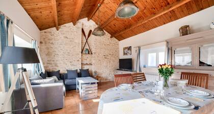 200m de la plage, jardin, 6 adultes 2 enfants