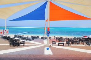 On the beach, white sand - Triumph White Sands (Marsa Matrouh)