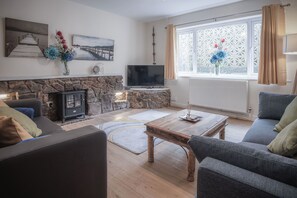 Living area - Sea Breeze Apt 2 - 2 Bed - Horton Beach (Swansea)