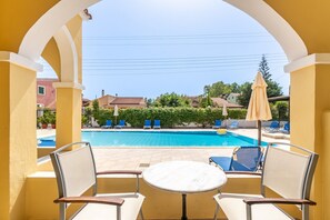Pool - Apartment 'Katerina Pool Studio No6' with Mountain View, Wi-Fi and Air Conditioning (Corfu)