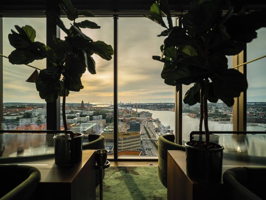 Utsikt fra overnattingsstedet