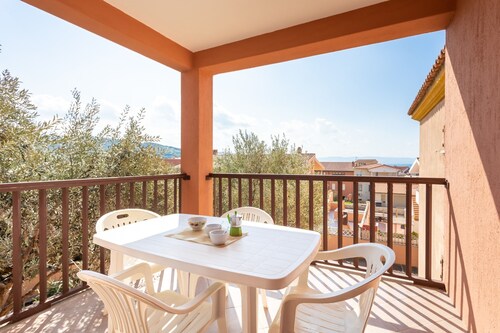Ferienwohnung 'La Basoledda' mit Meerblick, privater Terrasse und Klimaanlage