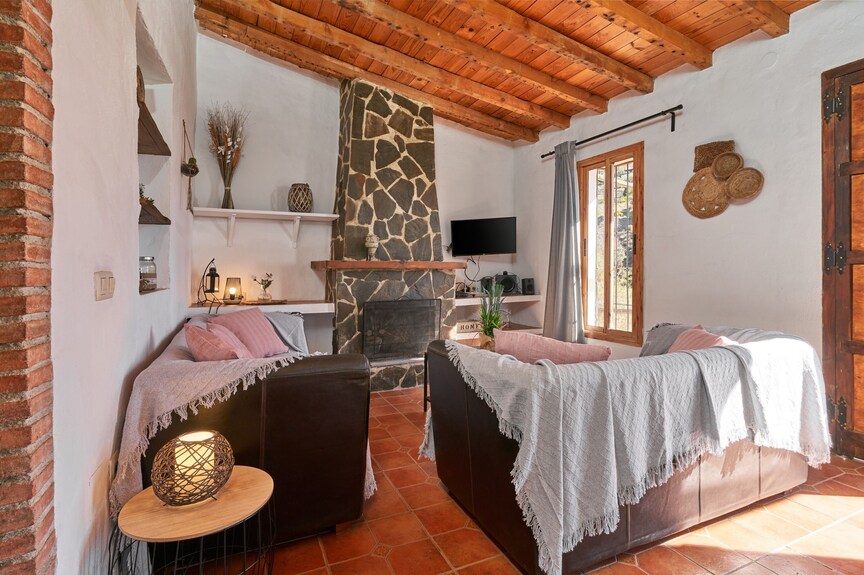 Casa De Campo 'La Solana' Con Vistas Al Mar, Piscina Privada Y Wi-fi - Frigiliana