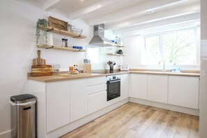 Dishwasher, highchair, cookware/dishes/utensils