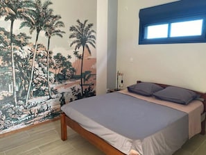 2 chambres, fer et planche Ă repasser, Wi-Fi gratuit, draps fournis