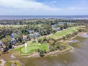 Golf - “What a View!” Pet Friendly - Amazing marsh views, Golf cart included - 160 Davis Love (Fripp Island)