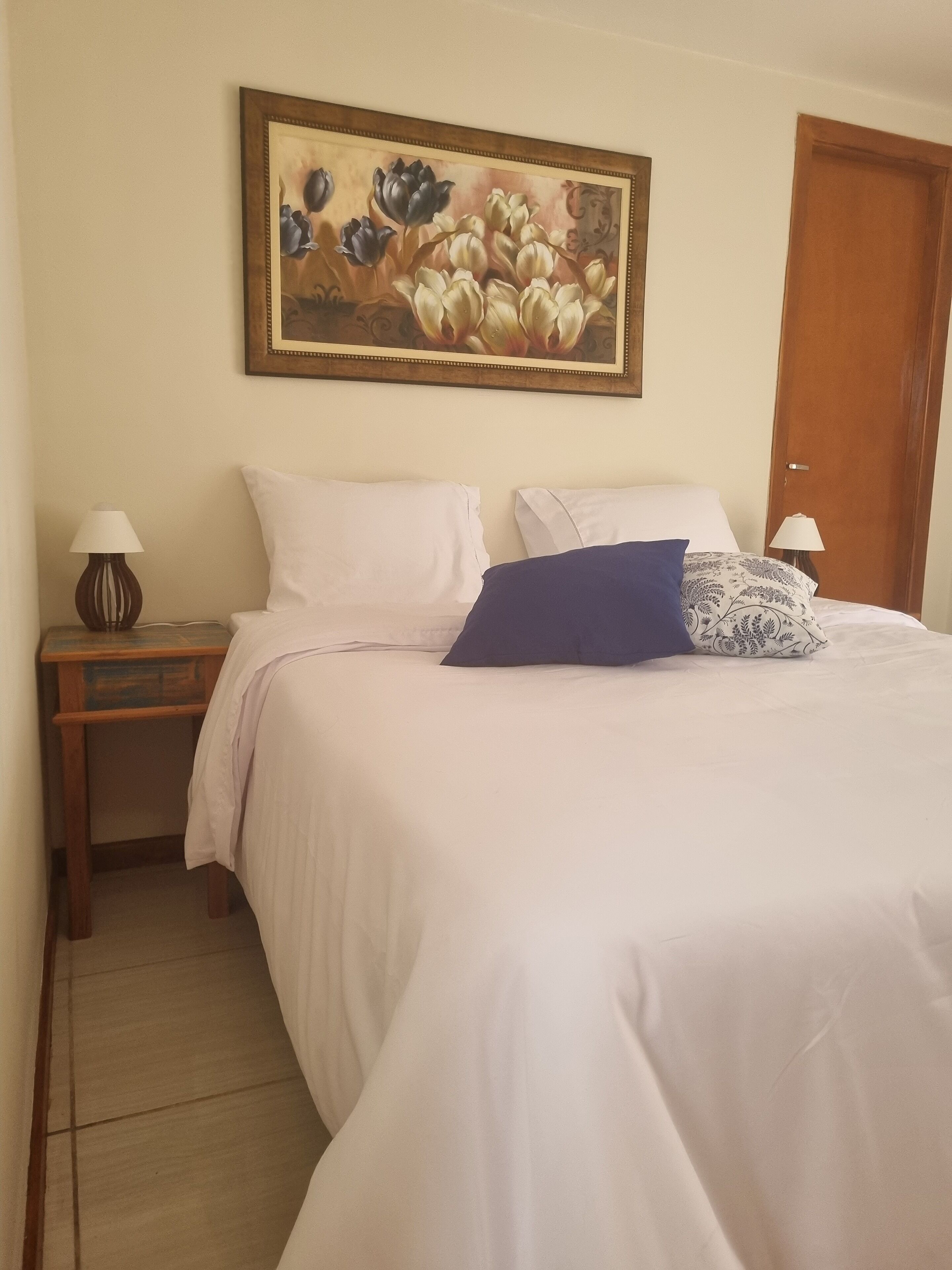 Ropa de cama de alta calidad, camas con pillow-top y minibar 