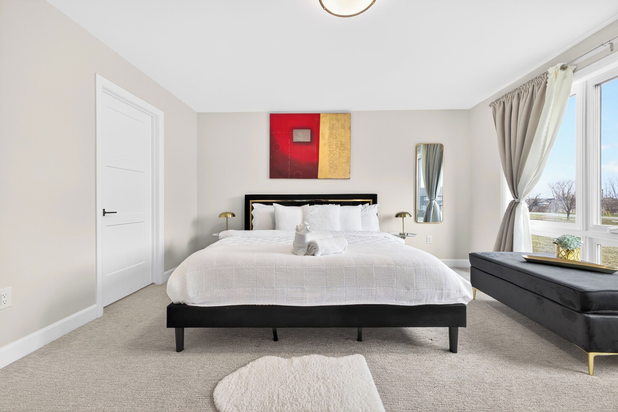 3 多间卧室、熨斗/熨衣板、WiFi、床单