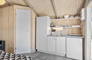 Cabana básico | Cozinha privada | Frigobar, cooktop, cafeteira/chaleira, chaleira elétrica