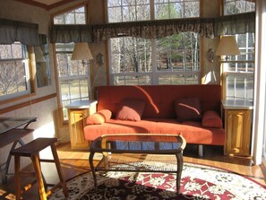 DVD player, ping pong, books