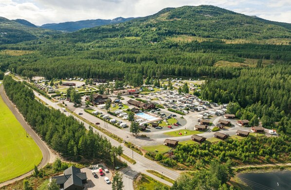 منظر من الجو على ارتفاع عالٍ