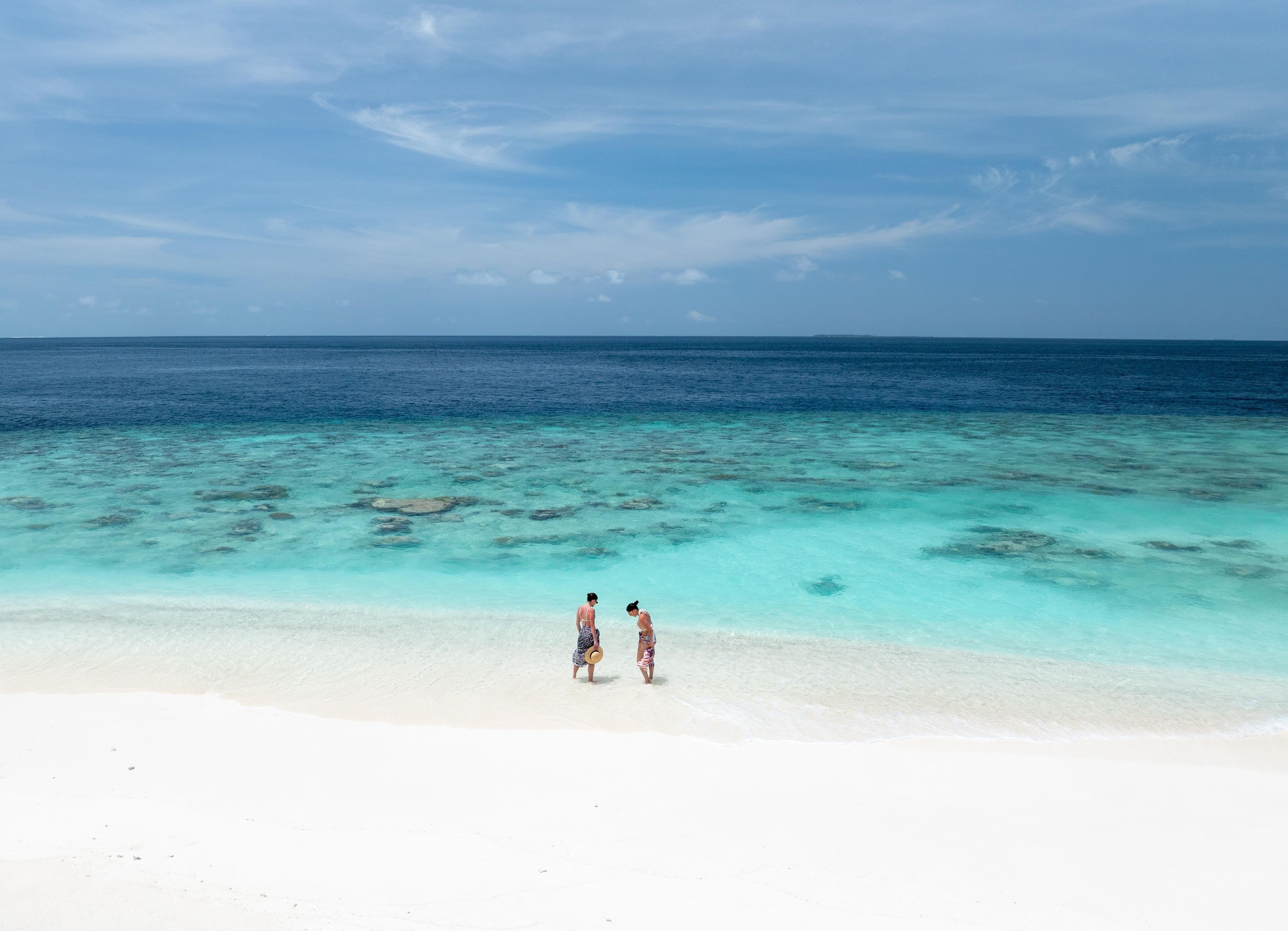 Private beach, scuba diving, windsurfing, beach volleyball