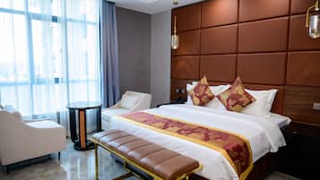 Habitación de lujo | 1 habitación y ropa de cama de alta calidad