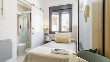 Habitación individual Confort | Escritorio, espacio para trabajar con laptop y wifi gratis