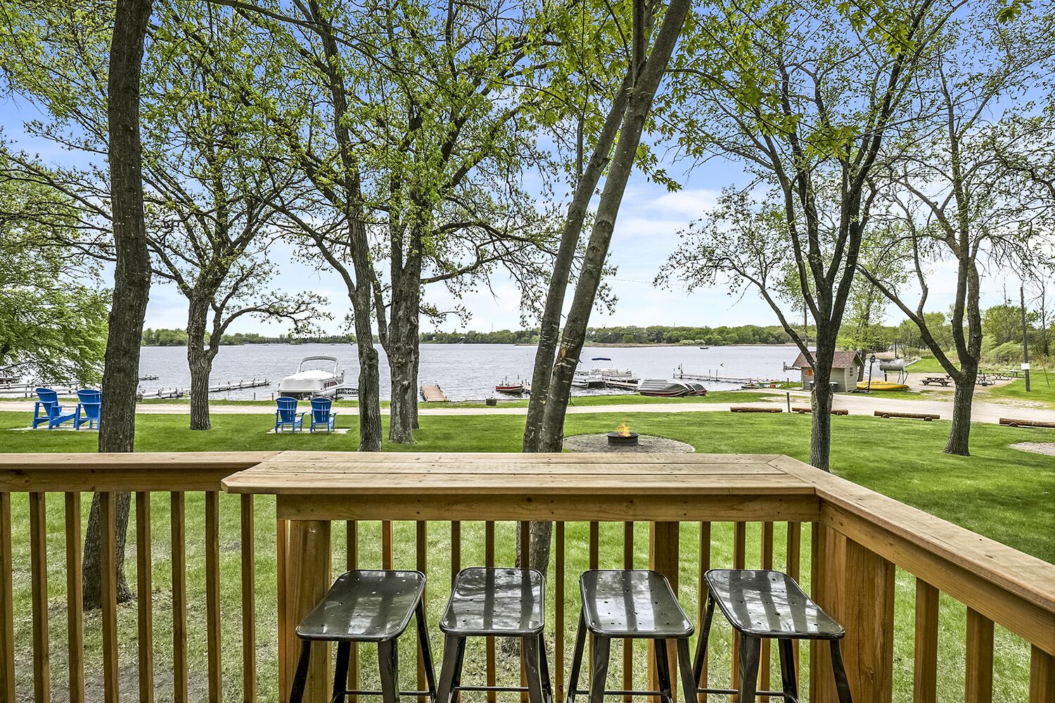 Premium Cabin, 2 Bedrooms, Lake View, Beachfront | View from room