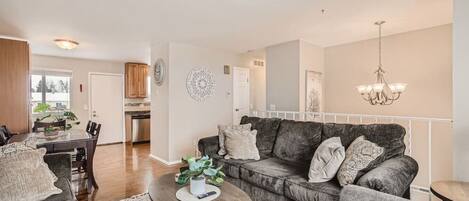 Smart TV, table football, ping pong, computer monitors