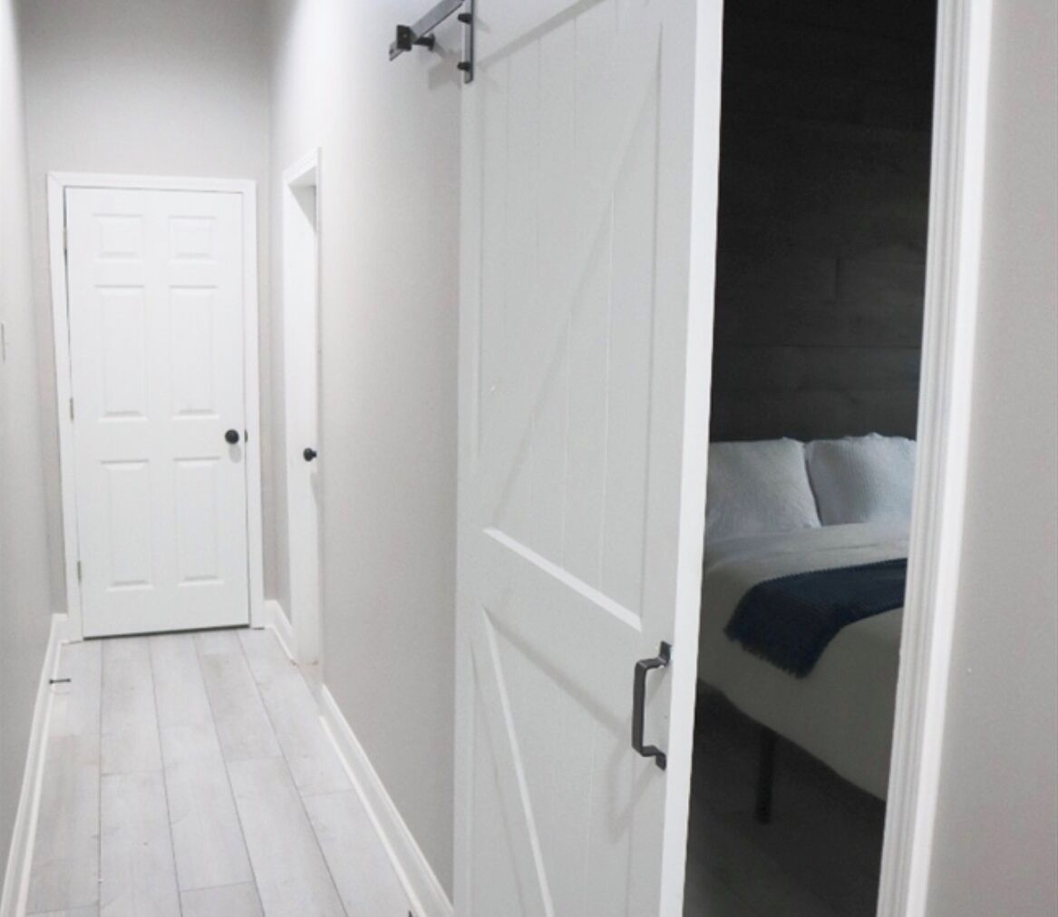 1 غرفة نوم وستائر تعتيم وواي فاي وملاءات أسرّة