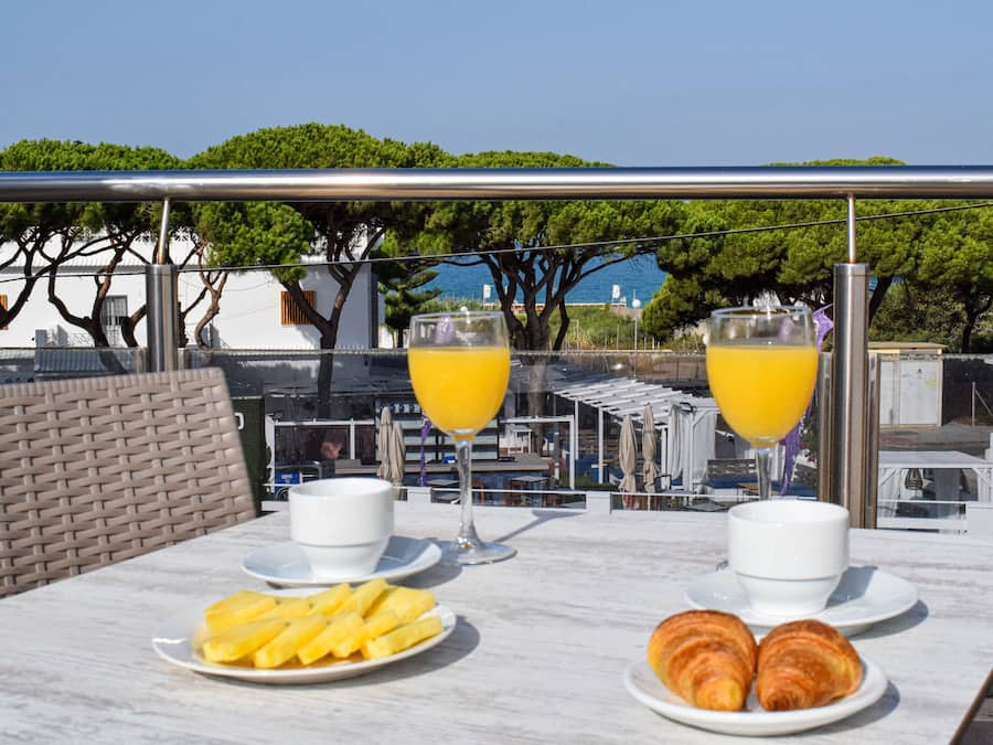 Utsikt fra overnattingsstedet